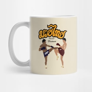 Thai Boxing Born to Fight Mug